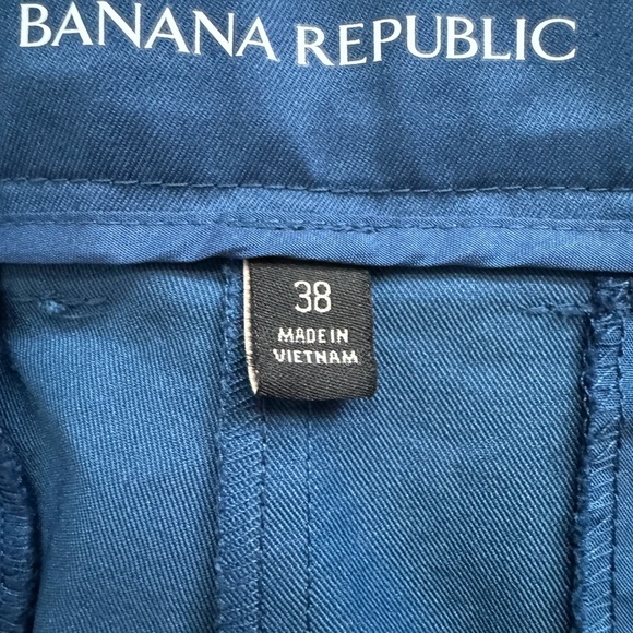 Banana Republic Blue Flat Front Shorts US38 - Picture 3 of 4